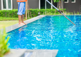 SKIMLITE Snaplite American-made aluminum design resists corrosion for pool care