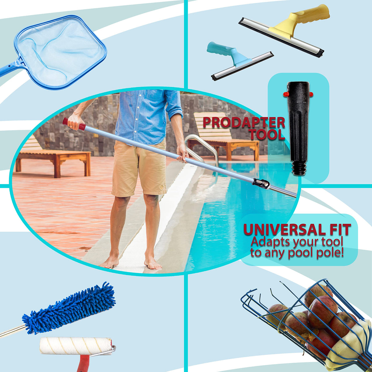 SKIMLITE Snaplite pro grip for comfortable control during long cleanings