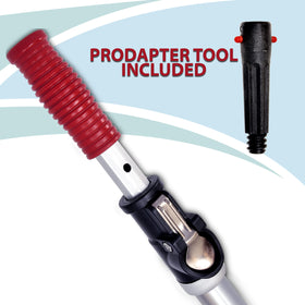 SKIMLITE Snaplite universal adapter attaches to skimmers, nets, and vacuum heads