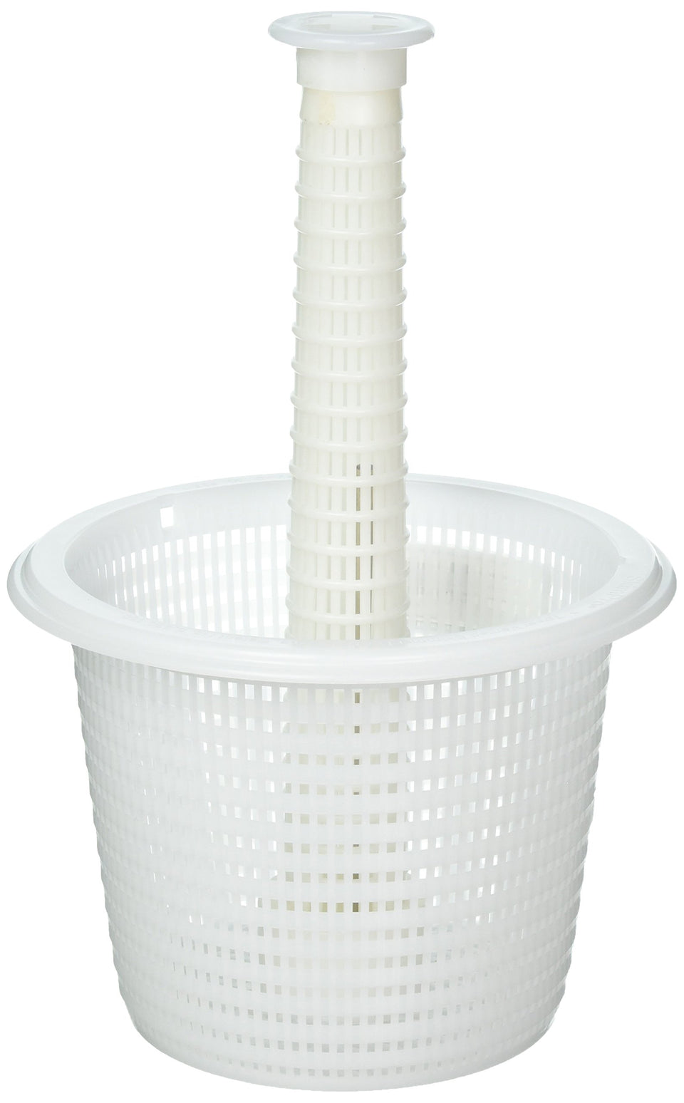 SkimPro Tower-Vented Skimmer Basket with tower and handle for universal compatibility