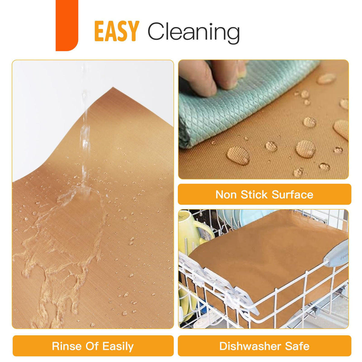SKYBD grill mats protect grates while simplifying post-grill cleanup.