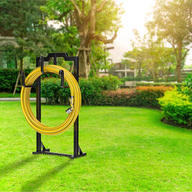Skycarper hose hanger outdoor organizer removable design simplifies yard repositioning