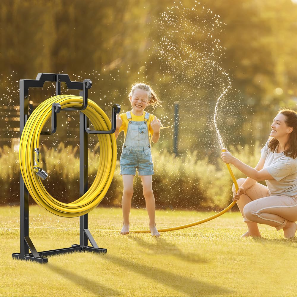 Skycarper hose stand easy to install and remove for seasonal storage