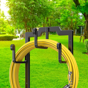 Skycarper metal hose holder with rustproof coating resists weathering