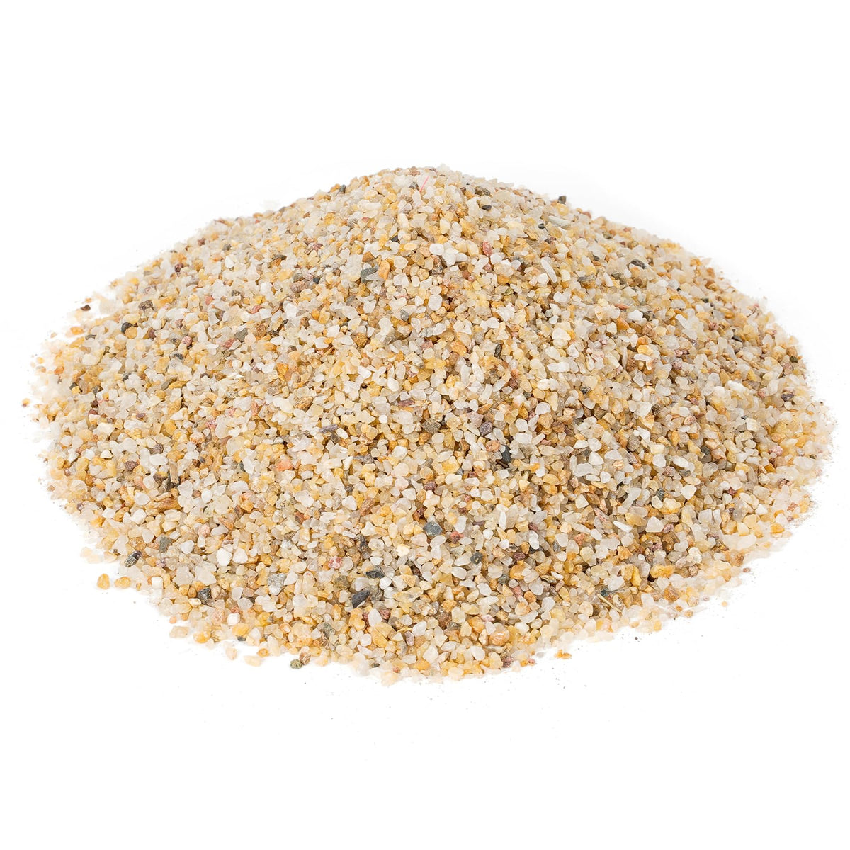 Skyflame 10lb silica sand as a heat-resistant fire pit base layer.