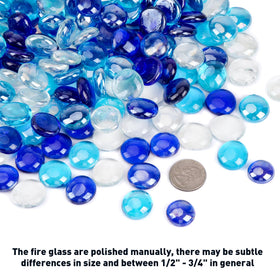 Skyflame crystal ice beads close-up show bright, modern sparkle