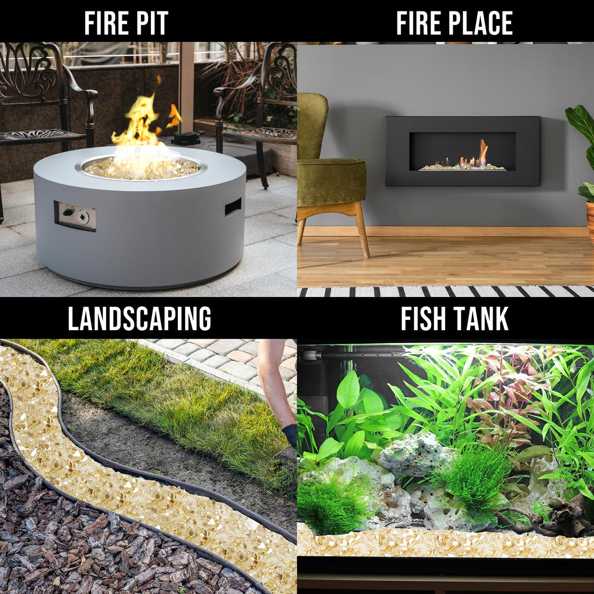 Skyflame gas fire pit use for a modern outdoor setup with bright glow.