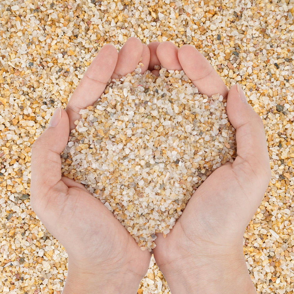 Skyflame silica sand under gas logs improves flame dispersion and look.