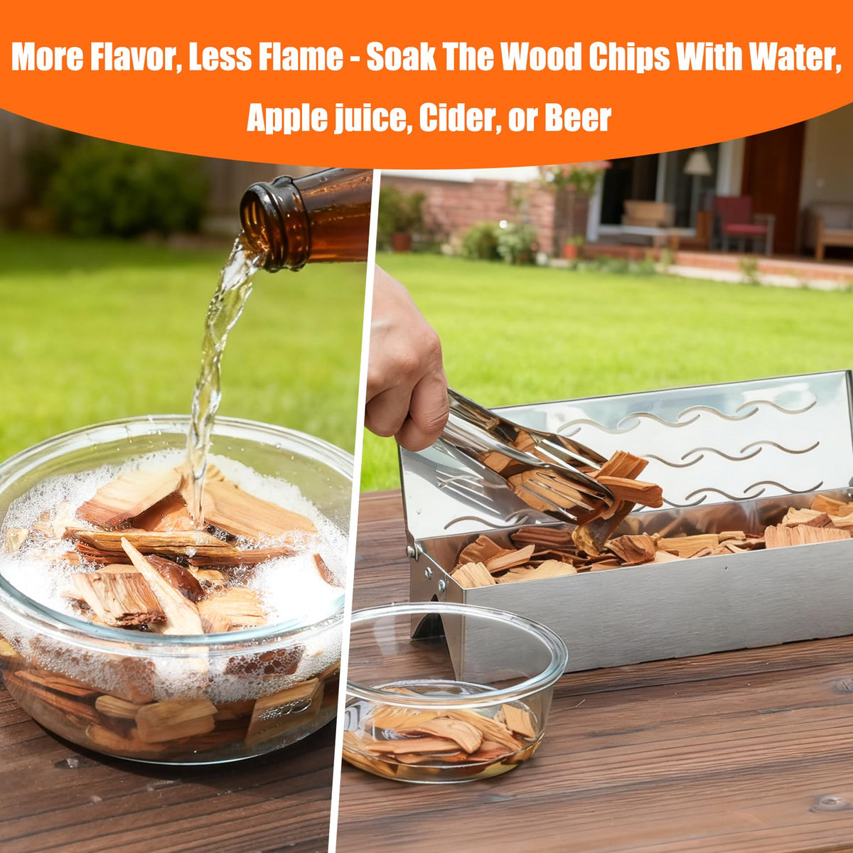 Skyflame smoker box elevates everyday grilling to flavorful smoked meals.