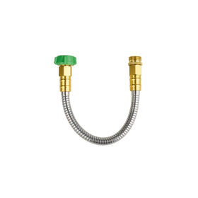 Skyward 304 stainless steel short hose connector for secure, leak-free connections in gardens.