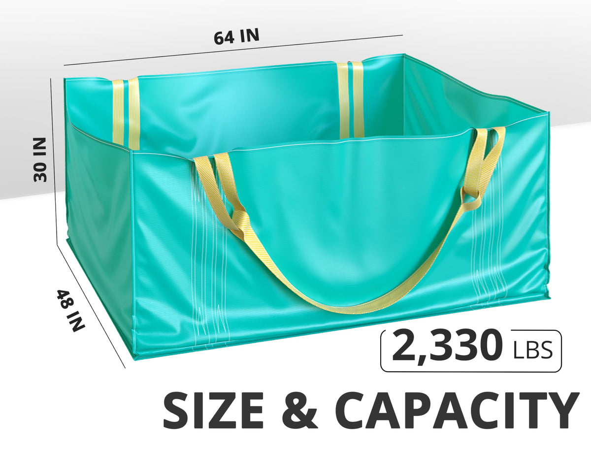 Skywin TidyFriend bag folded for storage after a large remodel project.