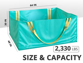 Skywin TidyFriend bag folded for storage after a large remodel project.