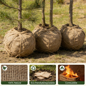 SKYZUOAN burlap fabric inspires rustic crafts and home décor ideas