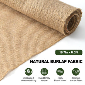 SKYZUOAN burlap fabric winter protection for garden plants against cold winds