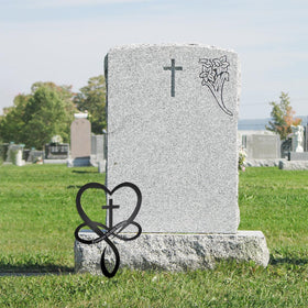 Slagindeco memorial stake for cemetery or yard displays.