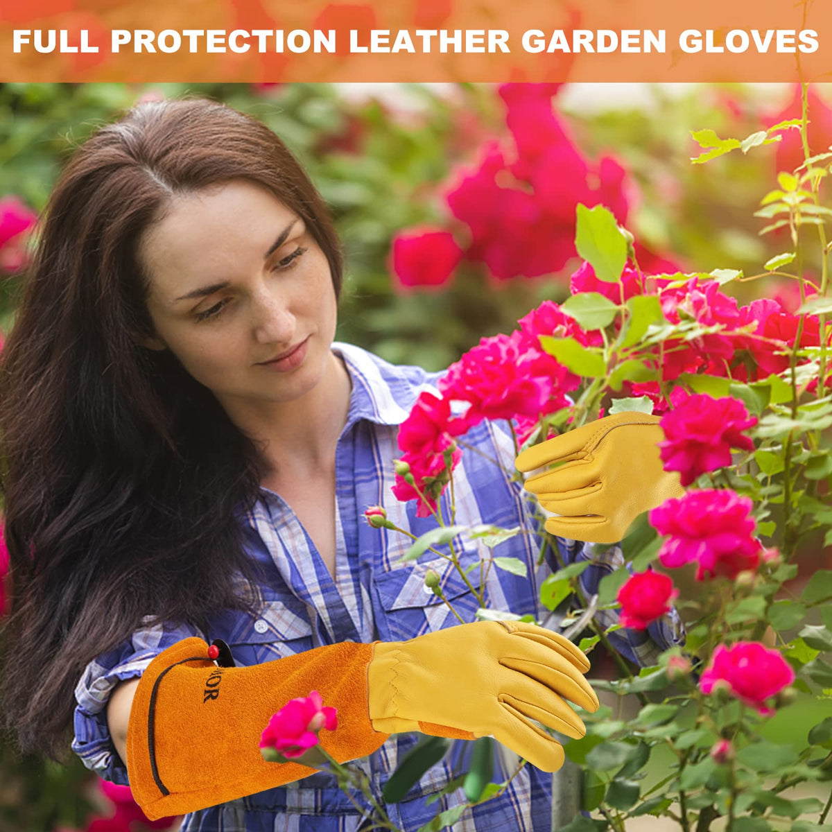 SLARMOR ergonomic stitching delivers comfort for long gardening sessions.