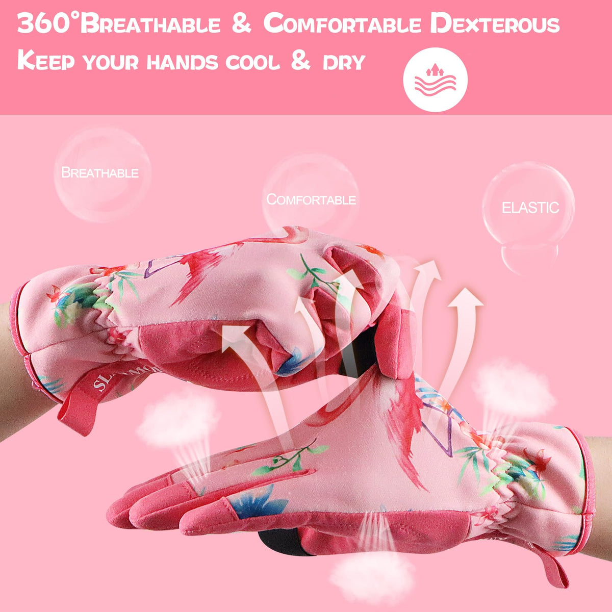 SLARMOR flamingo-back design gloves combine style and protection