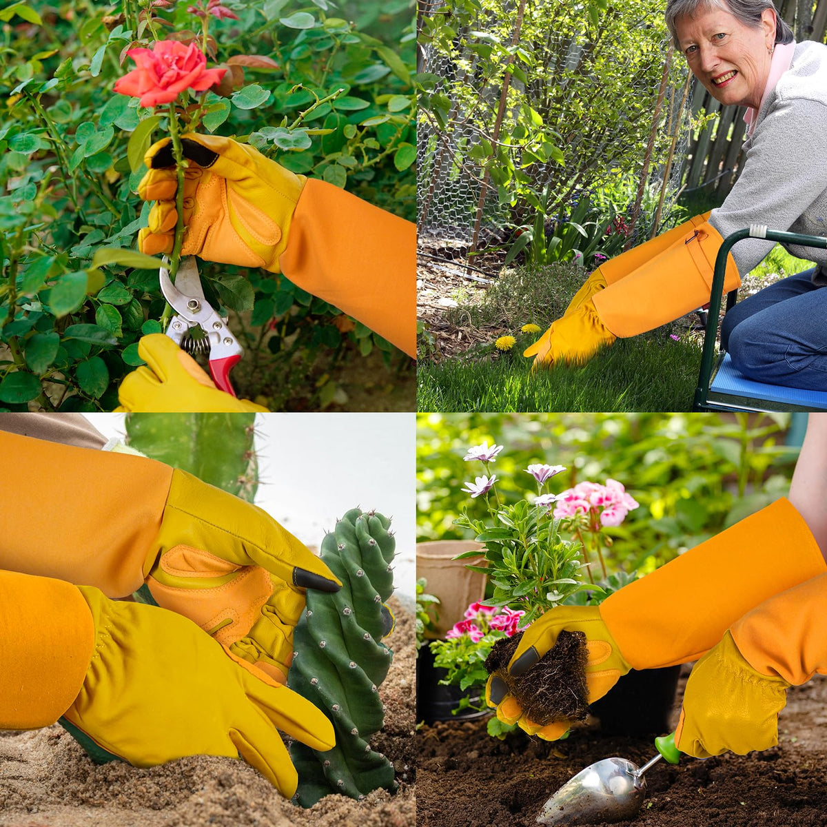 SLARMOR heavy-duty gloves protect hands when dealing with holly, sumac, or oaks.