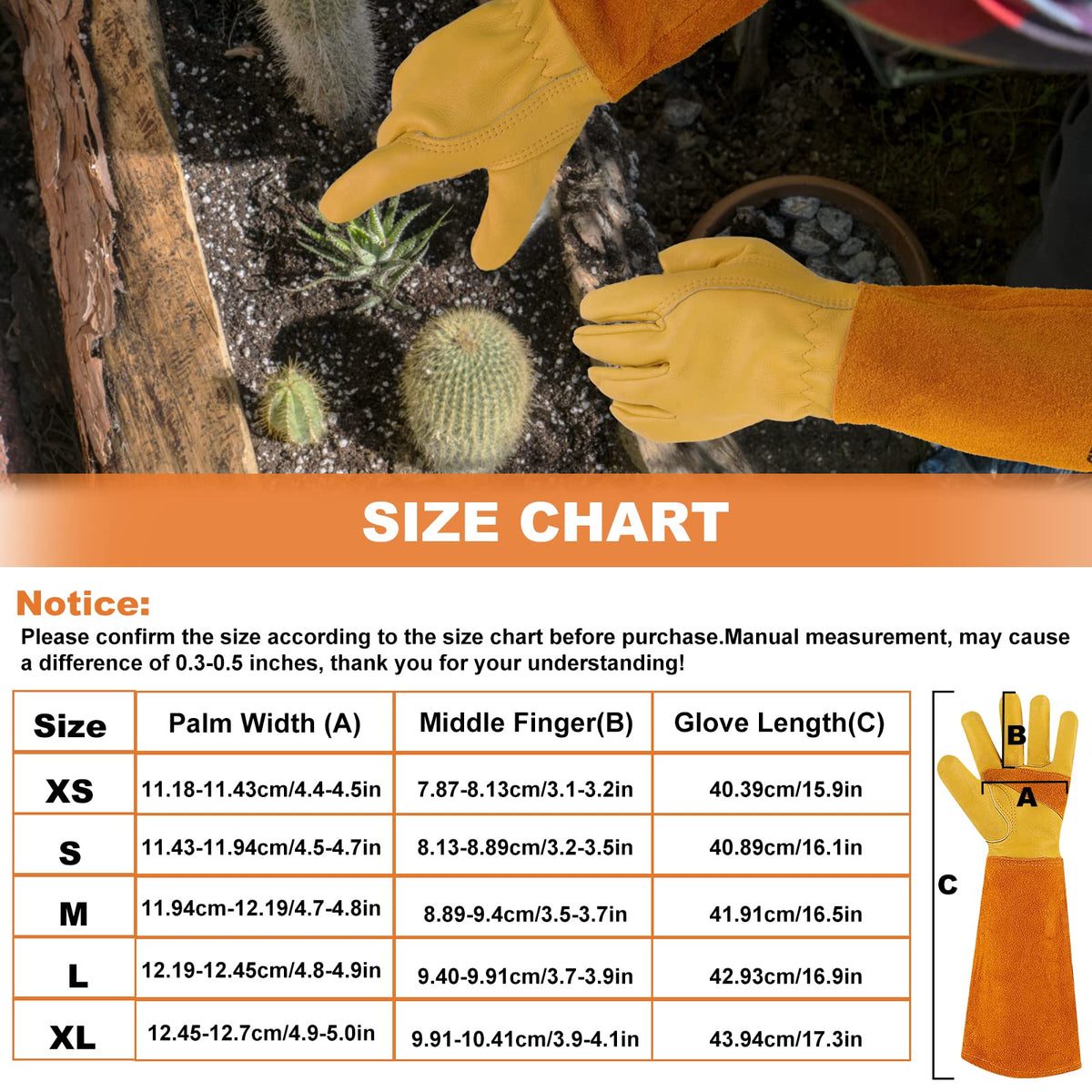SLARMOR keystone-thumb design aids precise grip for planting