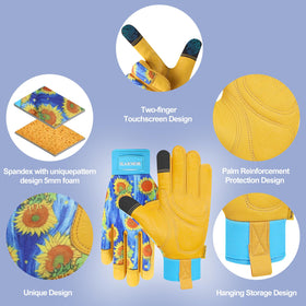 SLARMOR gloves reinforced fingertips for precise pruning and digging