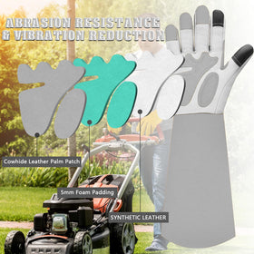 SLARMOR forearm-cuff shields forearms from scratches in dense shrubs