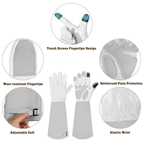 SLARMOR gloves with padded palm for puncture protection during pruning