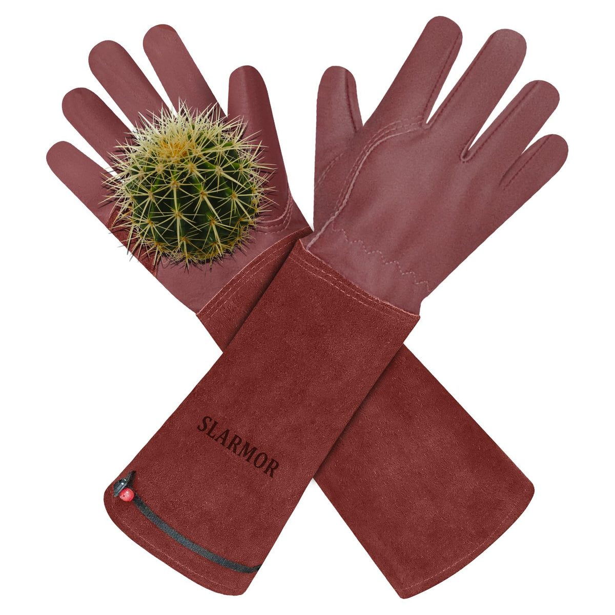 SLARMOR long gardening gloves with thorn-proof pruning for roses