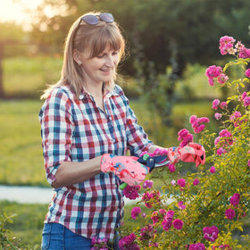 SLARMOR machine-washable gardening gloves for easy cleanup
