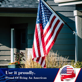 SLAVOL outdoor flag, ideal holiday display and gift idea
