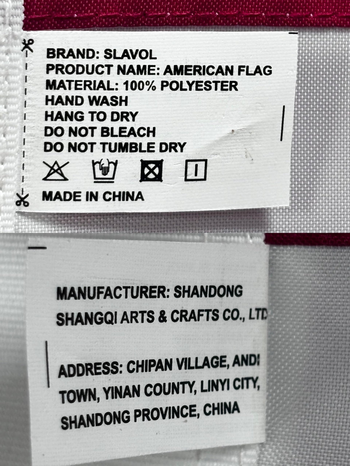 SLAVOL durable flag comes with support and warranty