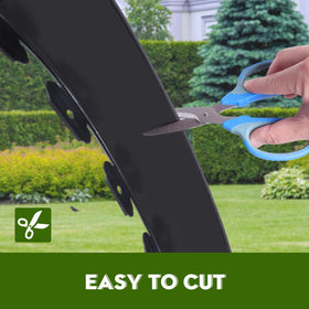 SDLDEER edging suitable for multi-scene yards, separating grass, mulch, and paths.