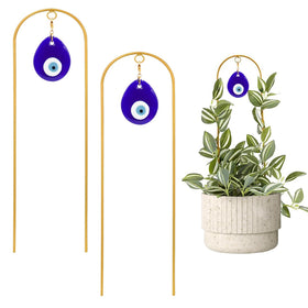 Slepceub evil eye trellis for potted plants supports climbing vines and adds decorative protection
