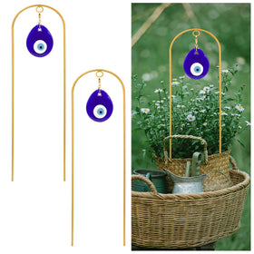 Slepceub mini metal houseplant trellis fits small pots for neat indoor growth