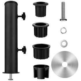 SLIIMU granite umbrella stand tube base for sturdy outdoor support.
