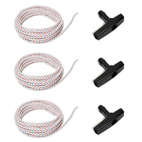 Slinvilopa heavy-duty pull cord 10ft 4mm for reliable starts on outdoor tools