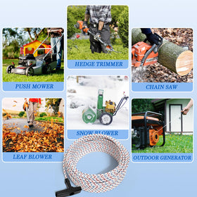 Slinvilopa wide compatibility pull cord for lawn care and small engines