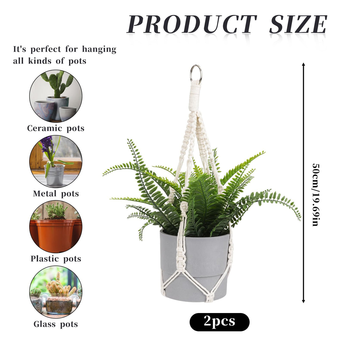 Sliverdew indoor-outdoor plant holder ready for various pots