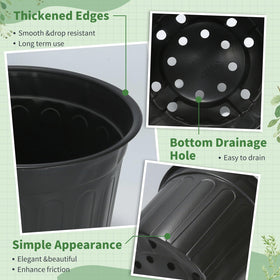 SLMKHHU 3-gallon pot stackable design enables efficient packing and transport.