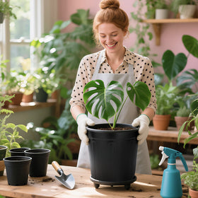 SLMKHHU nursery pots for indoors and outdoors offer versatile gardening options.