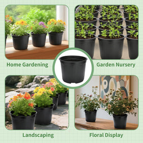 SLMKHHU durable outdoor garden pots withstand weather while hosting vibrant plants.