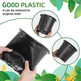 SLMKHHU 2-gallon pots used indoors for seedling growth.