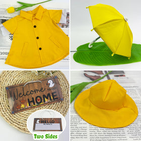 Sloakify decorative leaf with stem enhances yard display.