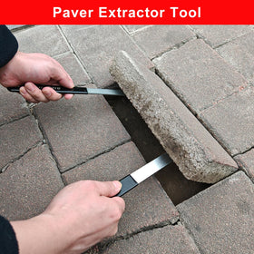 SlogPith garden-lawn-patio paver extractor aids quick replacement around edges.
