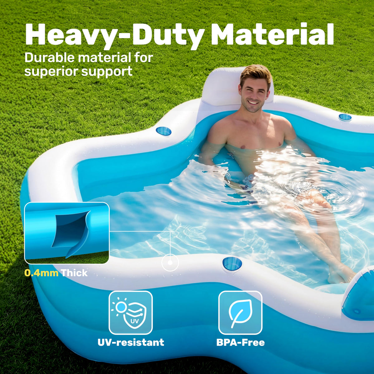 Sloosh pool cup holders keep drinks within reach