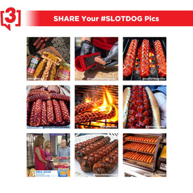 SLOTDOG diamonds hold toppings for enhanced flavor and texture