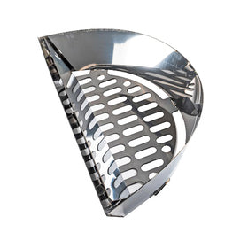 Slow N Sear charcoal basket insert in an 18-inch kettle for even heat distribution.
