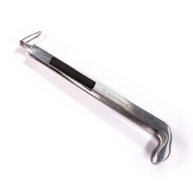 Slow ’N Sear Charcoal Cherry Picker with angled head for precise coal placement during grilling