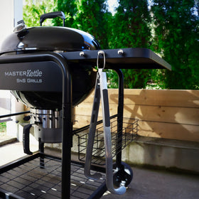 Slow ’N Sear Cherry Picker stainless steel construction endures frequent grilling with dependable performance