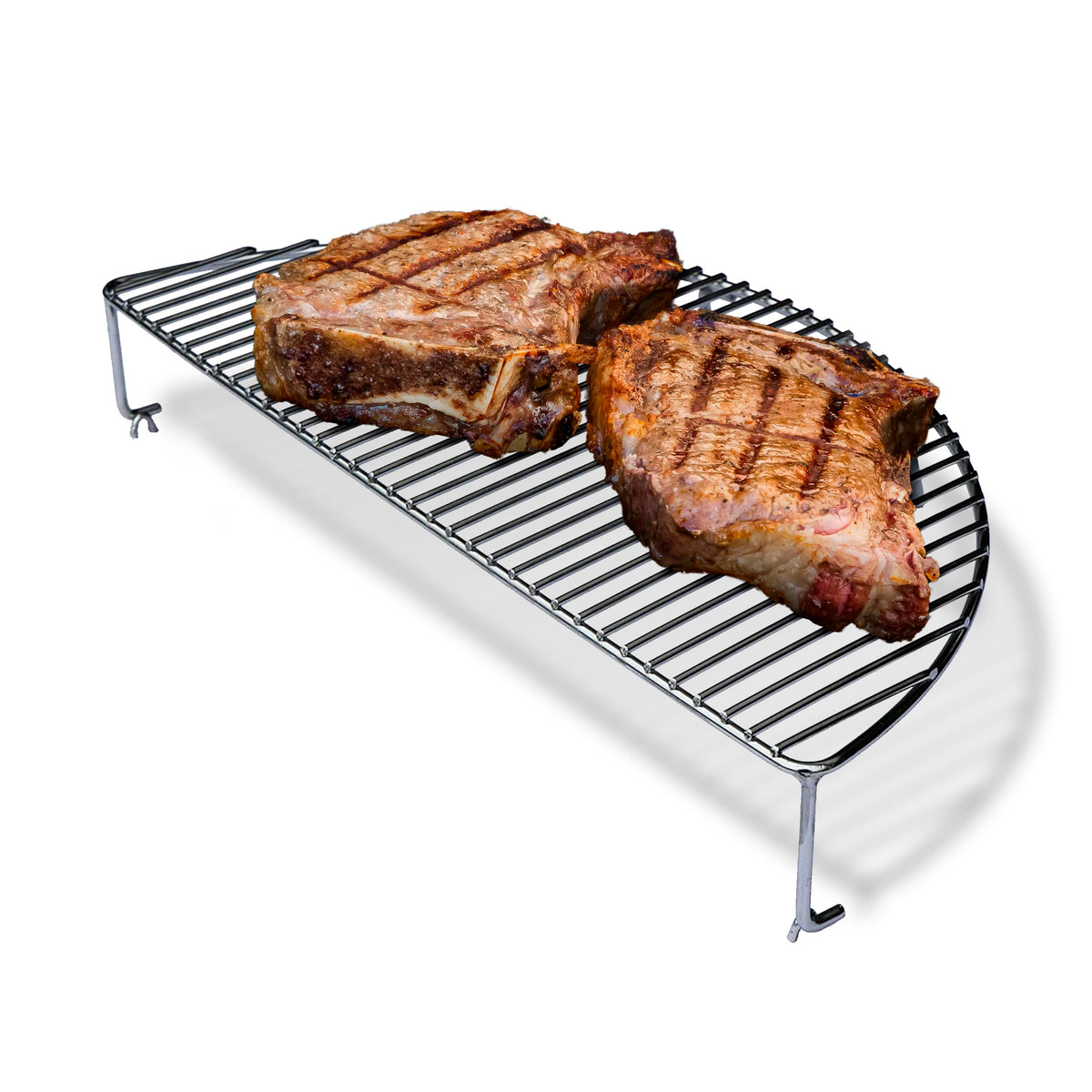 Slow N Sear adds 180 sq inches of extra cooking space