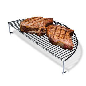 Slow N Sear adds 180 sq inches of extra cooking space